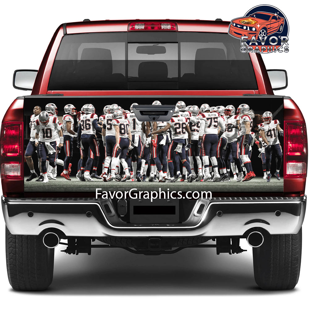 New England Patriots Tailgate Wraps For Trucks SUV Vinyl Wrap