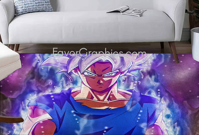 Ultra Instinct Goku Home Bedroom Decor Rug Carpet Mat