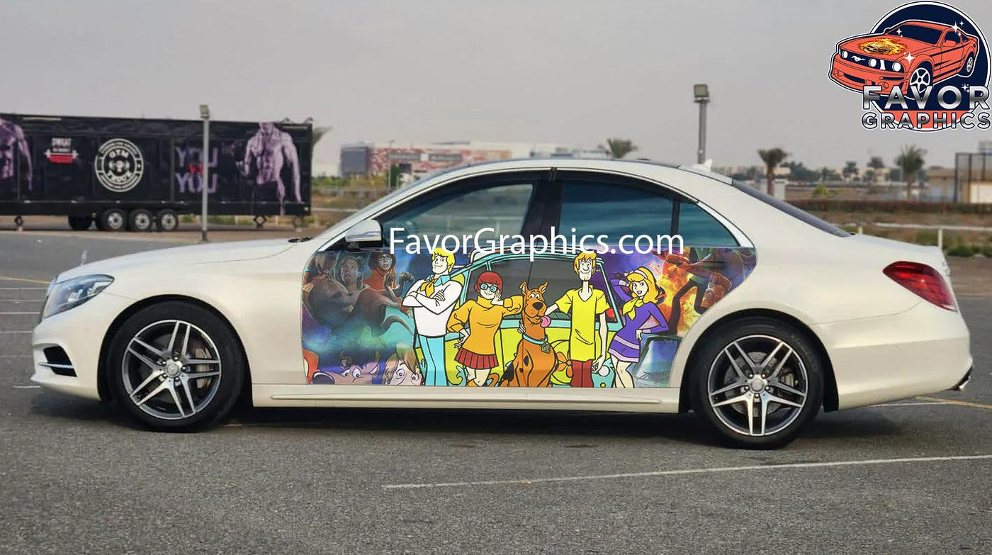 Scooby Doo Car Door Vinyl Wrap Decal Sticker