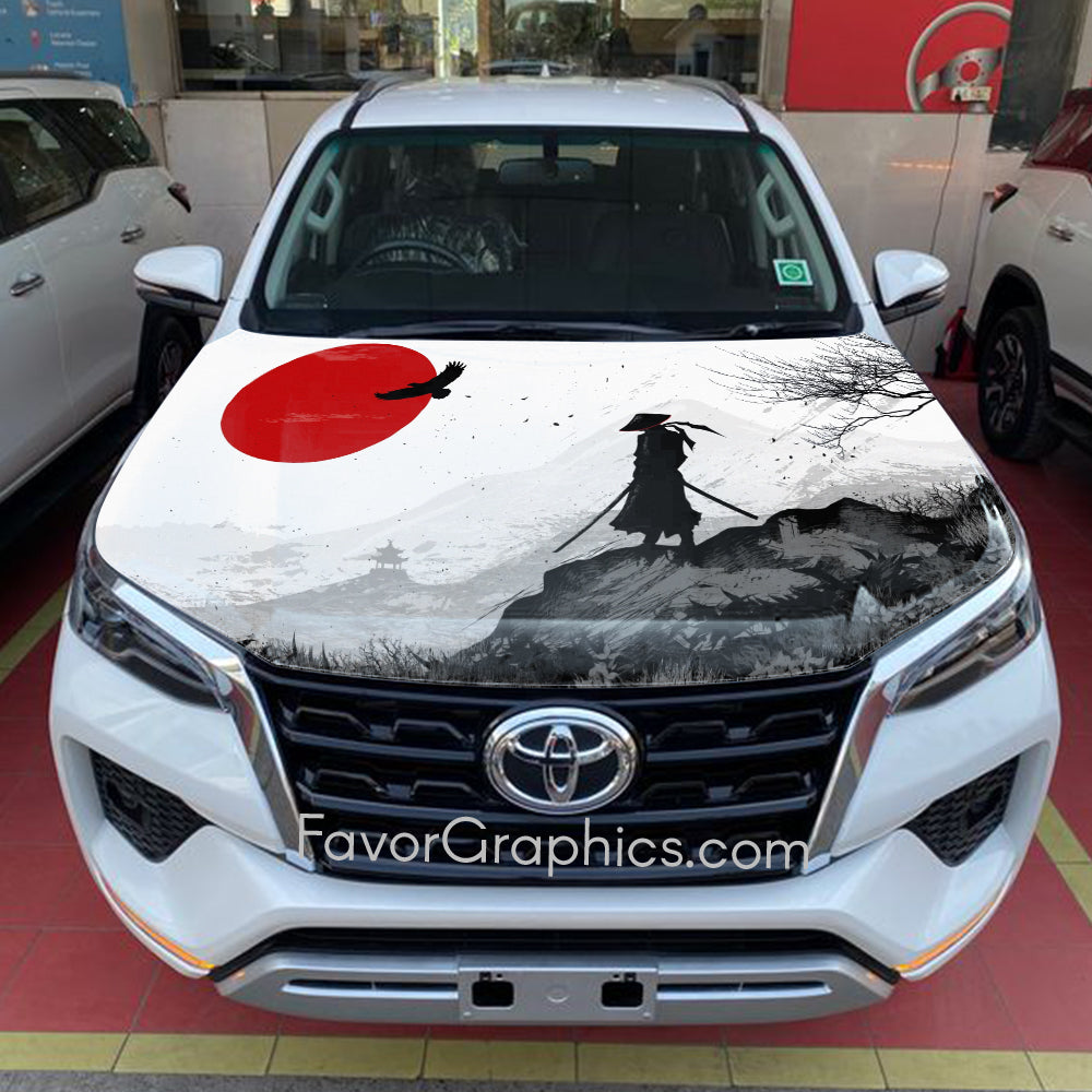 Samurai Itasha Car Vinyl Hood Wrap Decal Sticker