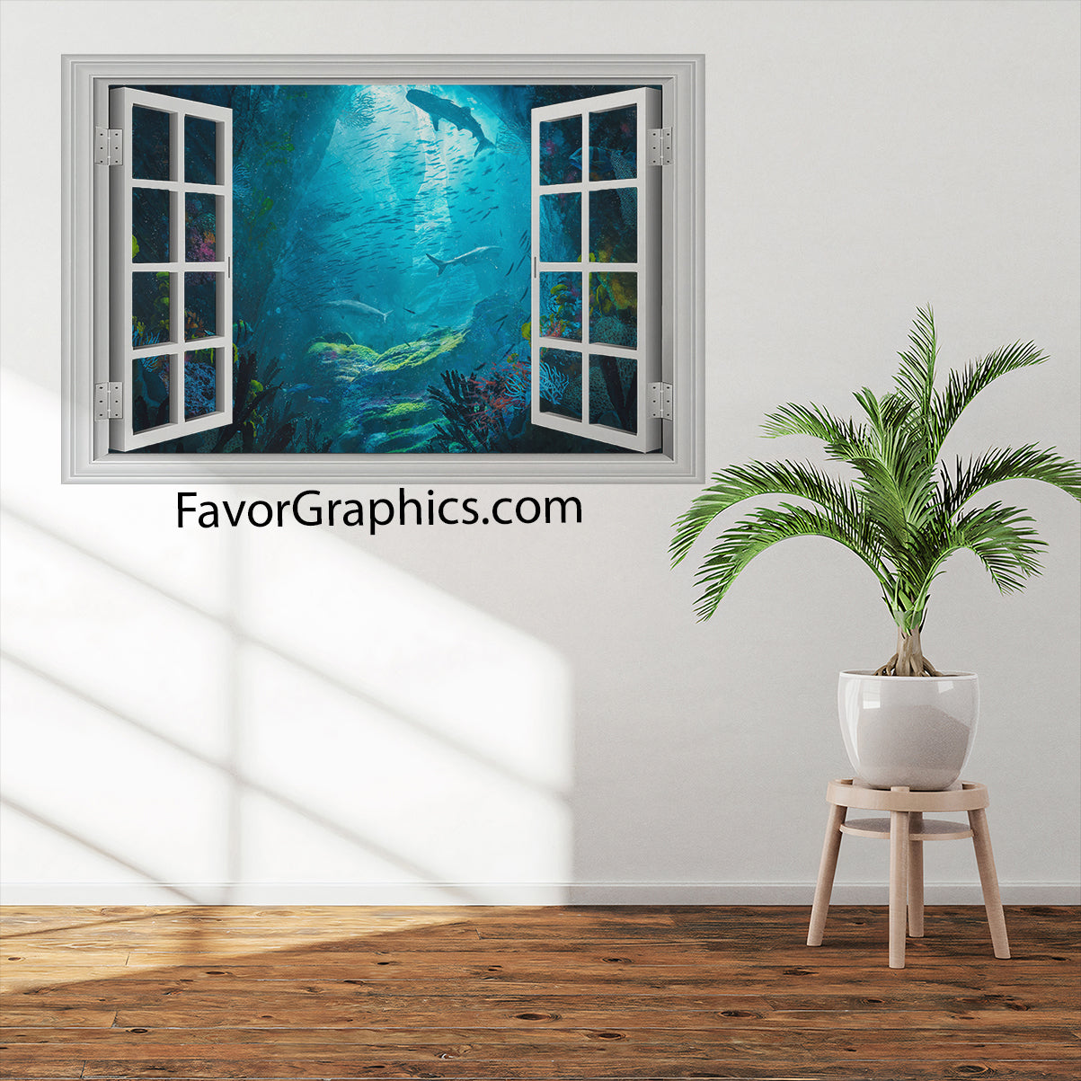 Underwater Under The Sea Vinyl Wall Art Decal Sticker Poster Print Mural