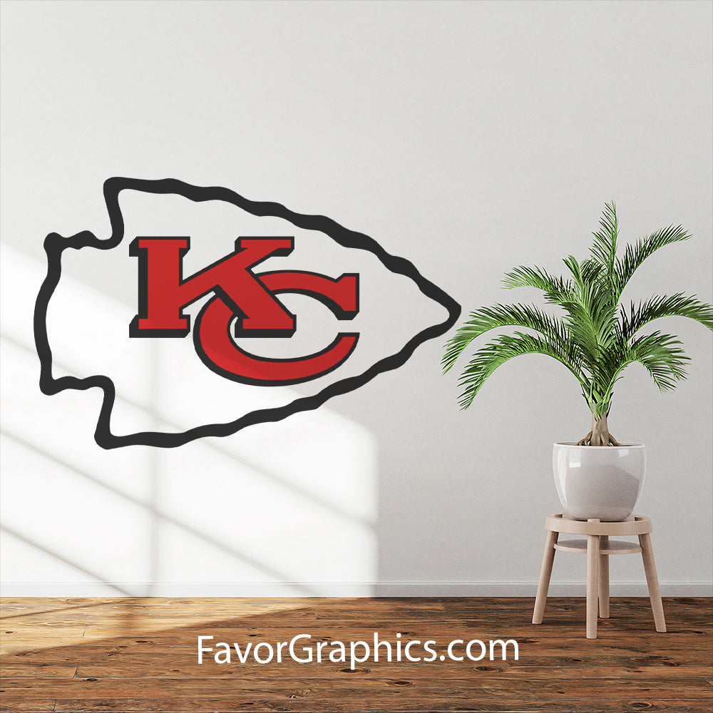 Kansas City Chiefs Home Room Wall Vinyl Decal Sticker Mural Poster