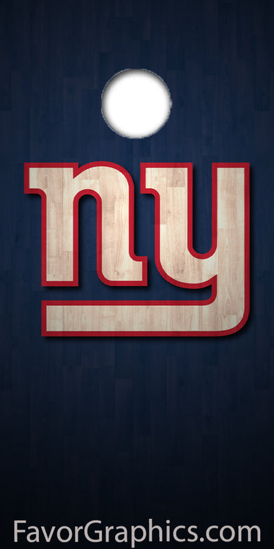 New York Giants Cornhole Wood Board Skin Vinyl Wrap Decal Sticker