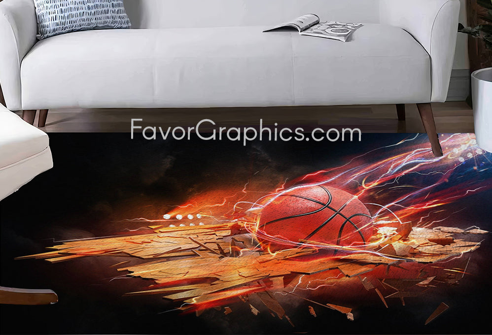 Basketball Home Bedroom Decor Rug Carpet Mat