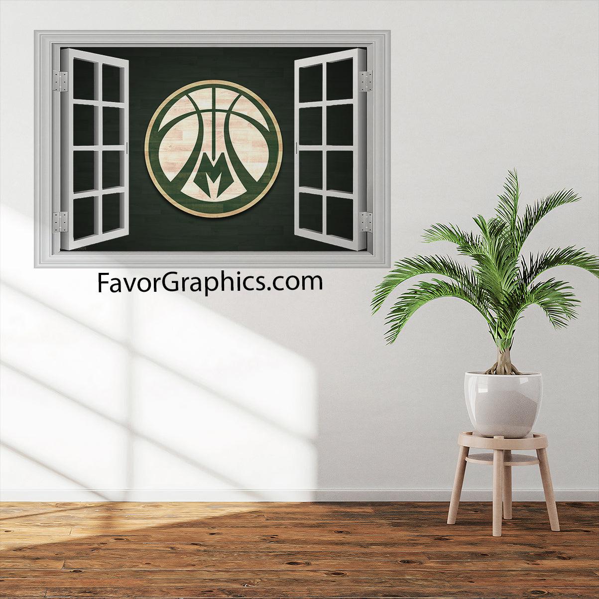 Milwaukee Bucks Vinyl Wall Art Decal Sticker Poster Print Mural