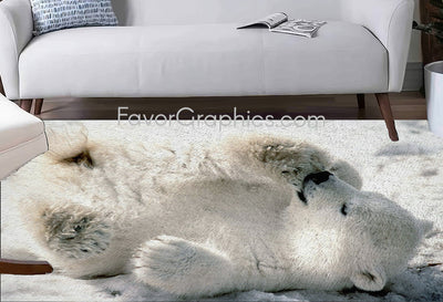 Polar Bear Home Bedroom Decor Rug Carpet Mat