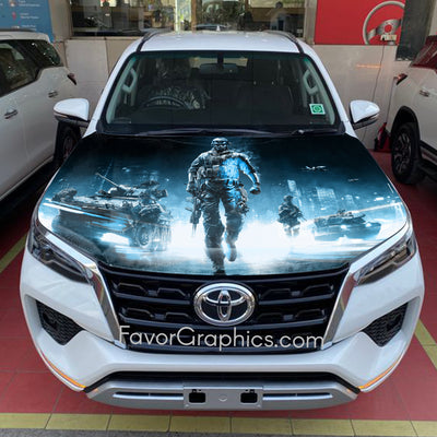 US Army Itasha Car Vinyl Hood Wrap Decal Sticker