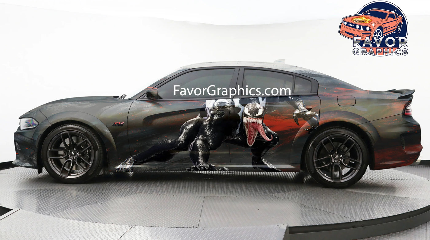 Venom Itasha Full Car Vinyl Wrap Decal Sticker
