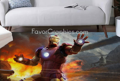 Ironman Home Bedroom Decor Rug Carpet Mat