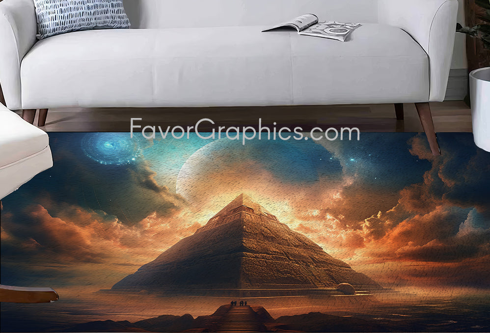 Pyramid Home Bedroom Decor Rug Carpet Mat