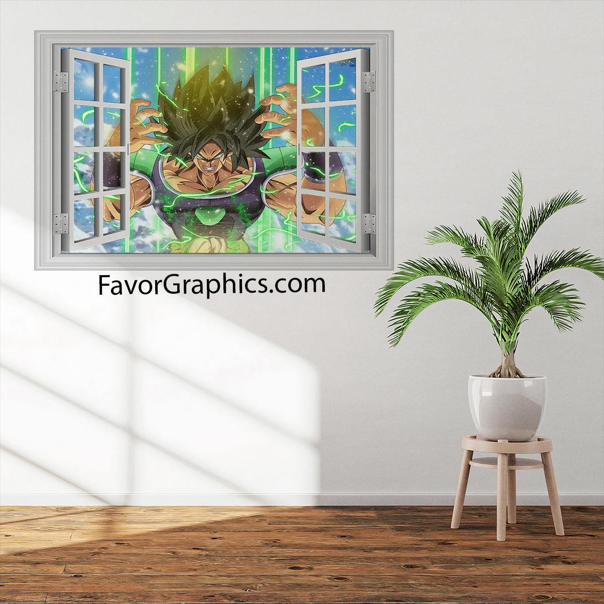 Broly Vinyl Wall Art Decal Sticker Poster Print Mural