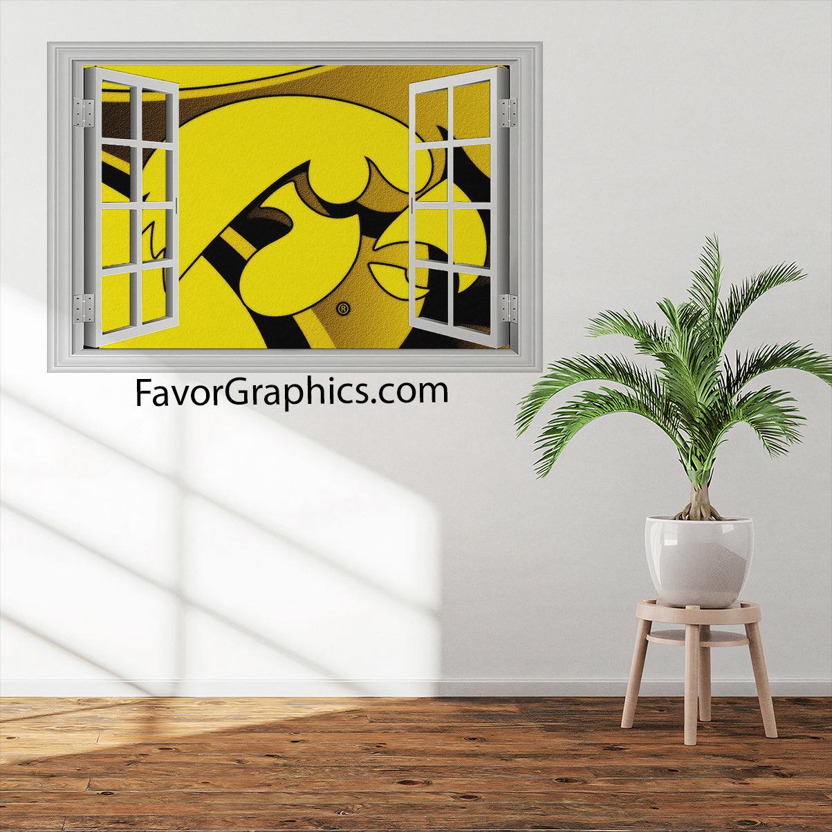 Iowa Hawkeyes Vinyl Wall Art Decal Sticker Poster Print Mural