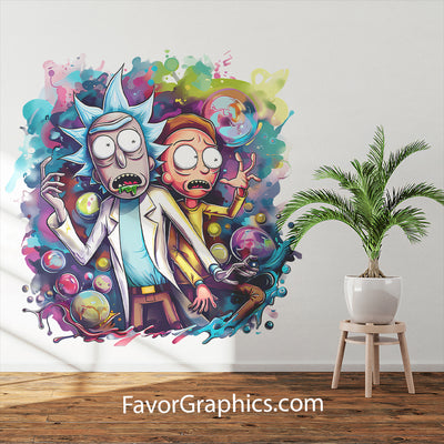 Rick And Morty Home Room Wall Vinyl Decal Sticker Mural Poster