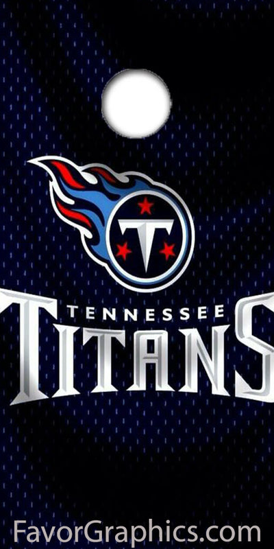 Tennessee Titans Cornhole Wood Board Skin Vinyl Wrap Decal Sticker