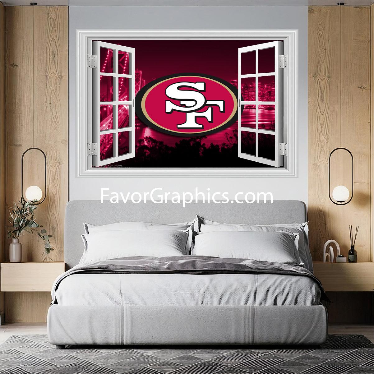 San Francisco 49ers Vinyl Wall Art Decal Sticker Poster Print Mural