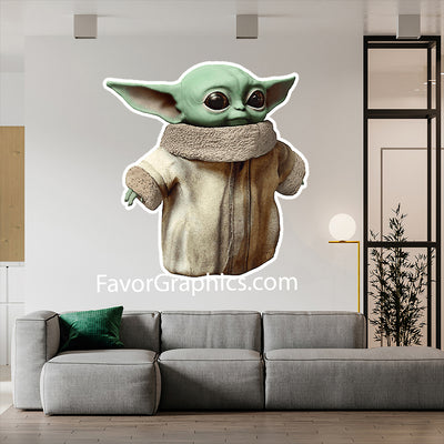 Baby Yoda Home Room Wall Vinyl Decal Sticker Mural Poster