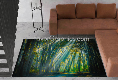 Forest Home Bedroom Decor Rug Carpet Mat