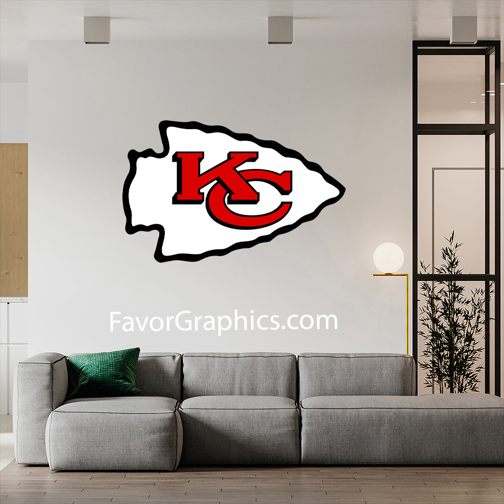 Kansas City Chiefs Home Room Wall Vinyl Decal Sticker Mural Poster