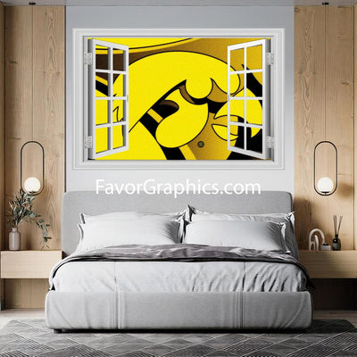 Iowa Hawkeyes Vinyl Wall Art Decal Sticker Poster Print Mural