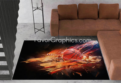 Basketball Home Bedroom Decor Rug Carpet Mat