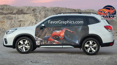 Spider-Man Car Door Vinyl Wrap Decal Sticker