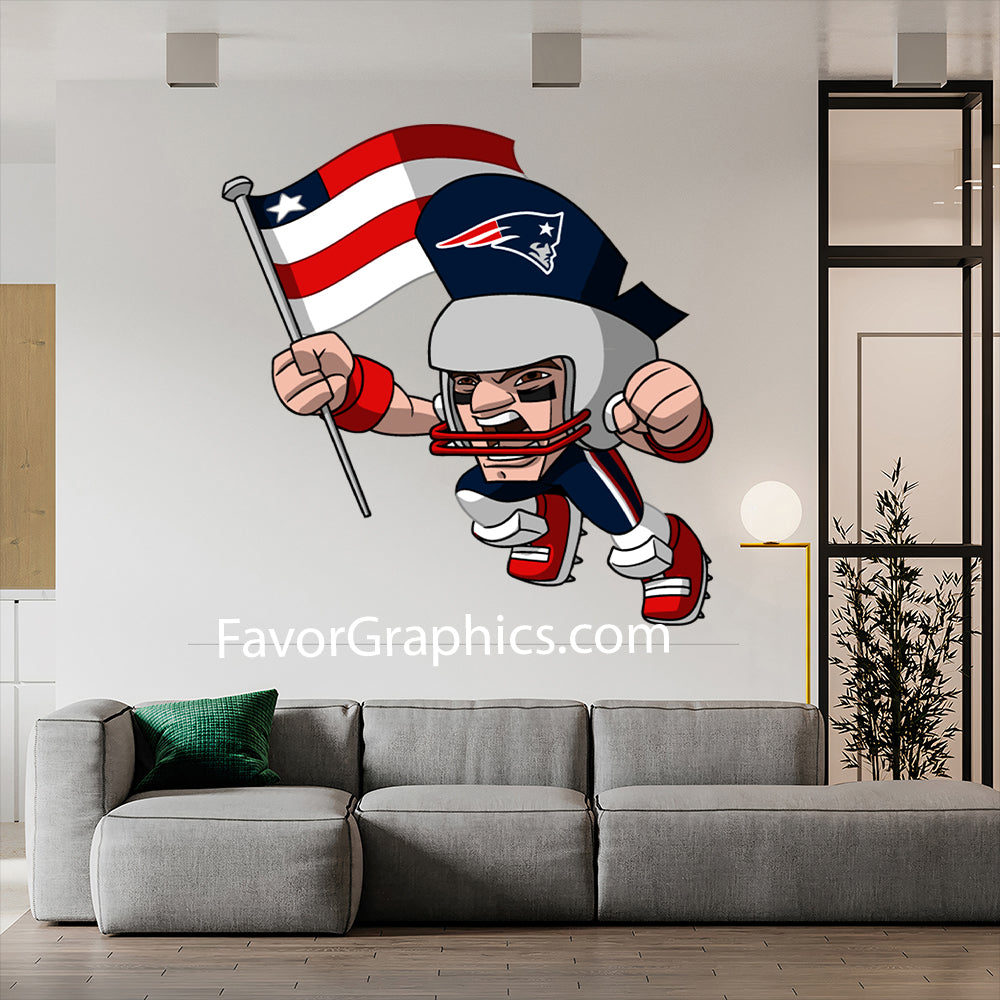 New England Patriots Home Room Wall Vinyl Decal Sticker Mural Poster