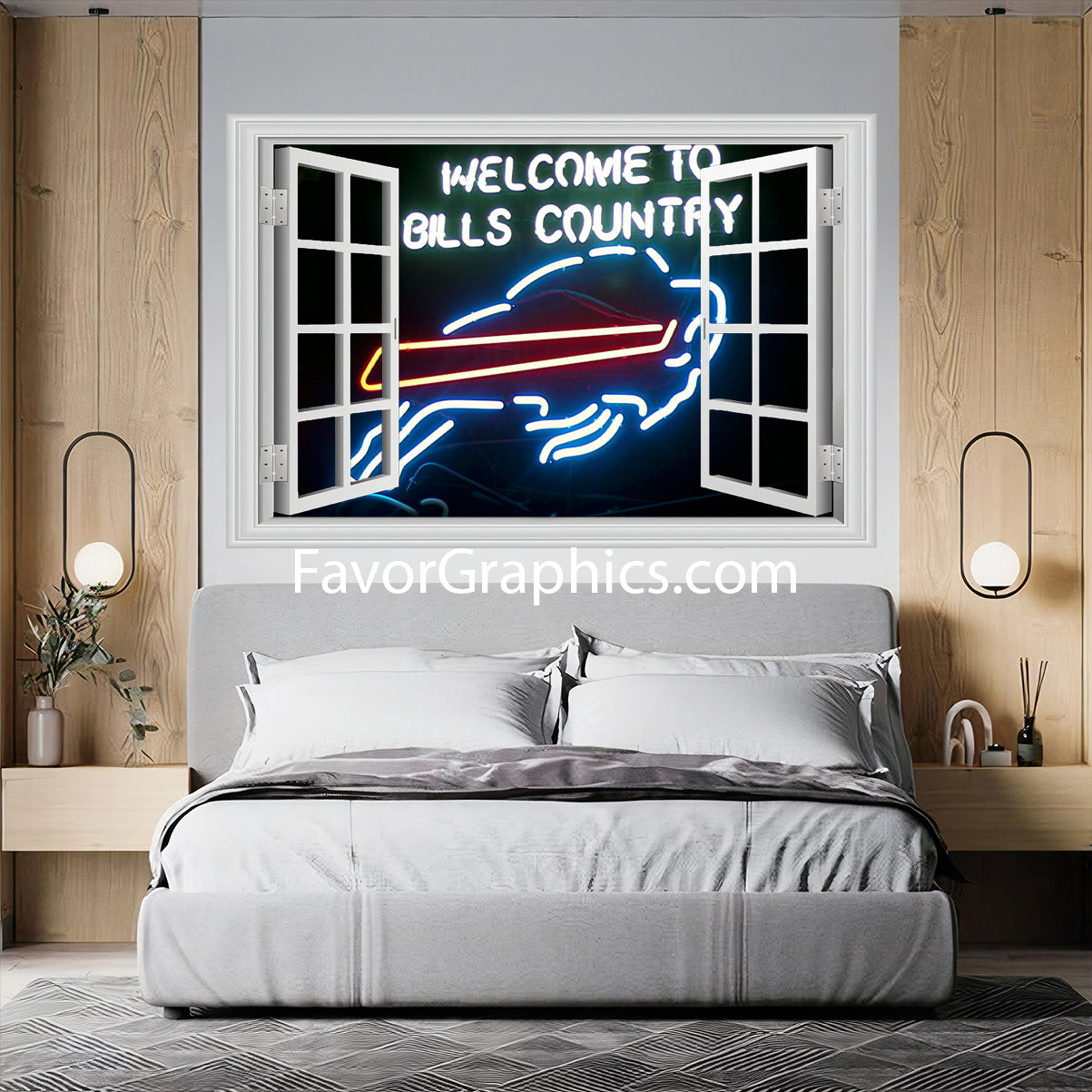 Buffalo Bills Vinyl Wall Art Decal Sticker Poster Print Mural