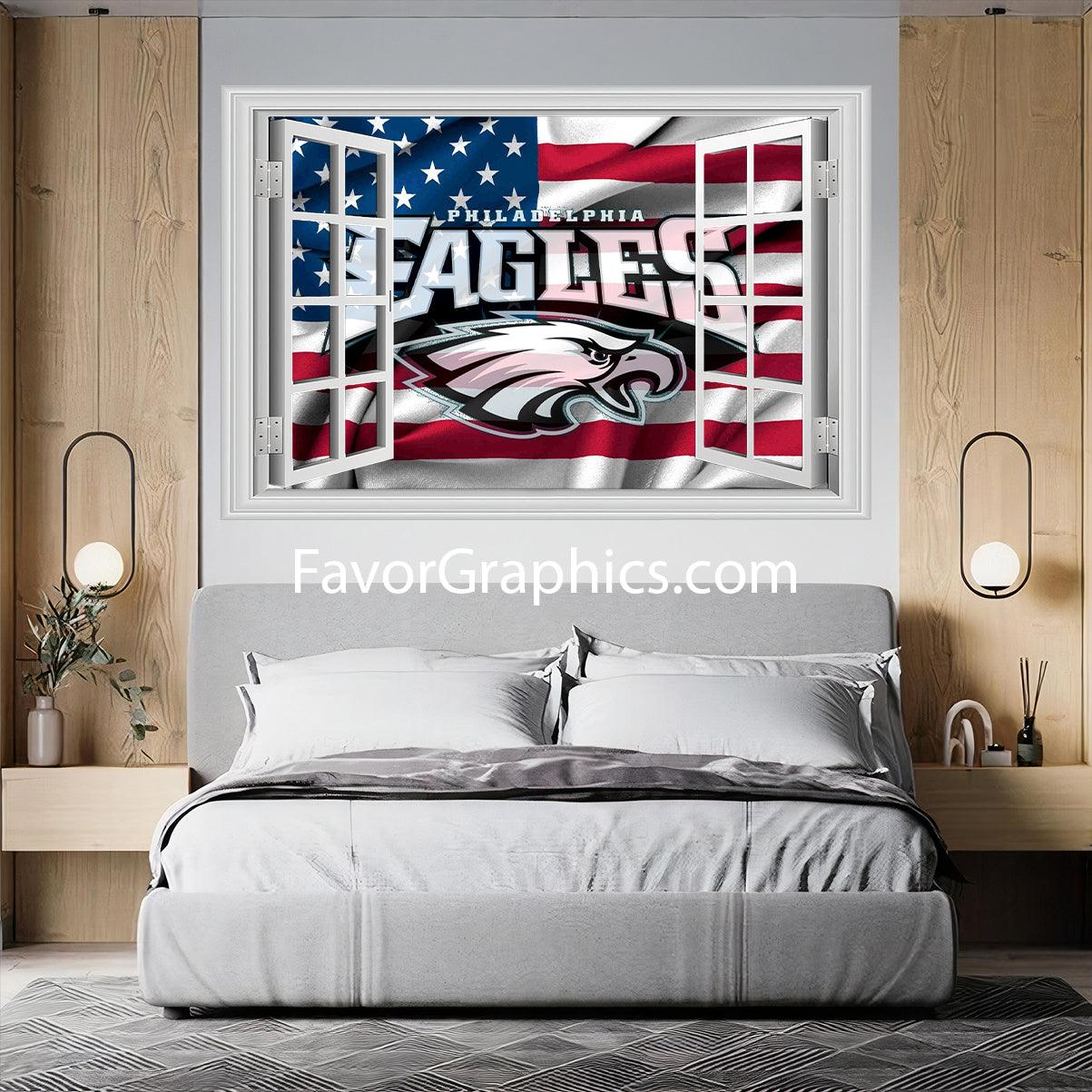 Philadelphia Eagles Vinyl Wall Art Decal Sticker Poster Print Mural