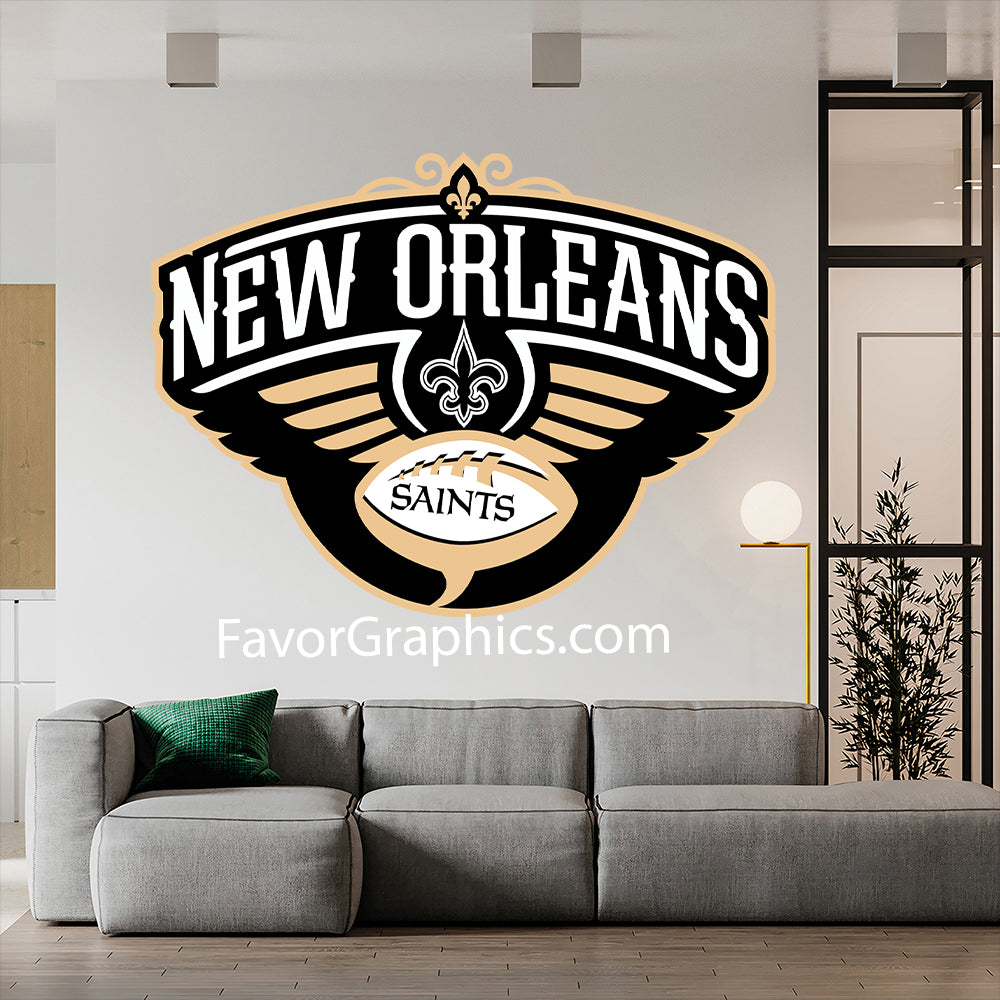 New Orleans Saints Home Room Wall Vinyl Decal Sticker Mural Poster