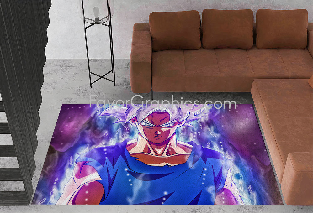 Ultra Instinct Goku Home Bedroom Decor Rug Carpet Mat