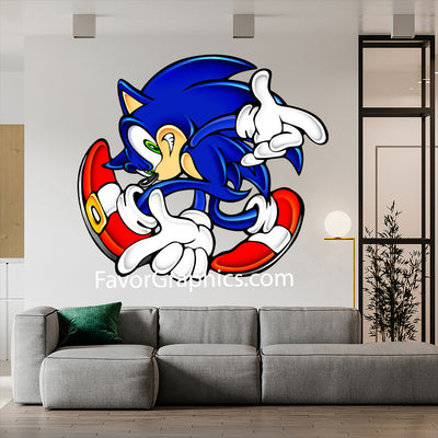 Sonic The Hedgehog Home Room Wall Vinyl Decal Sticker Mural Poster