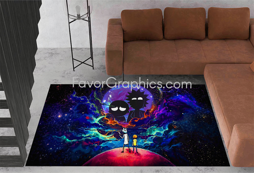 Rick And Morty Home Bedroom Decor Rug Carpet Mat