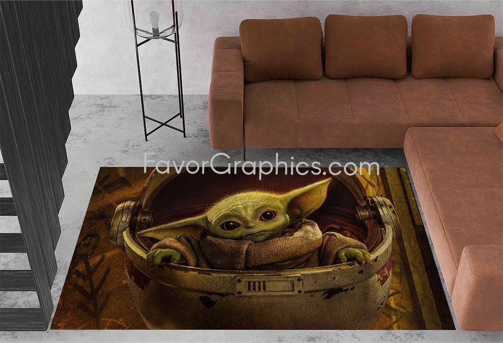 Baby Yoda Home Bedroom Decor Rug Carpet Mat