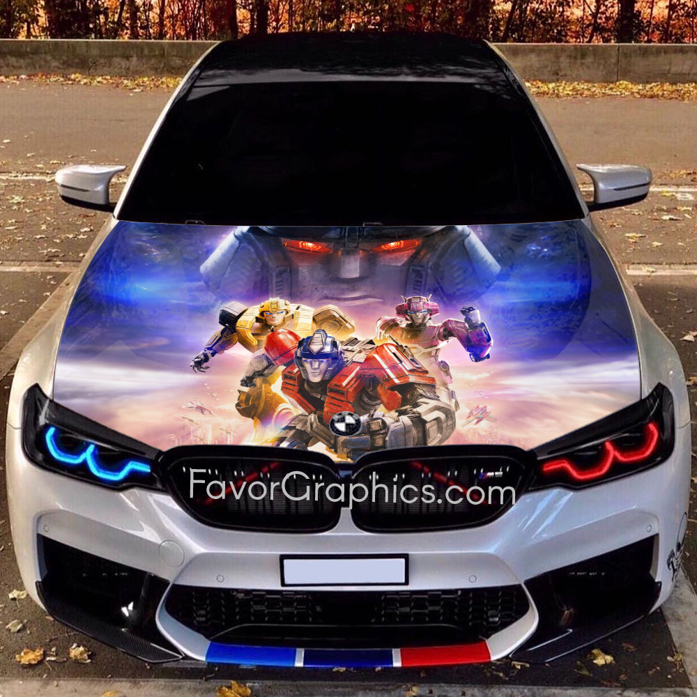 Transformers One Itasha Car Vinyl Hood Wrap Decal Sticker