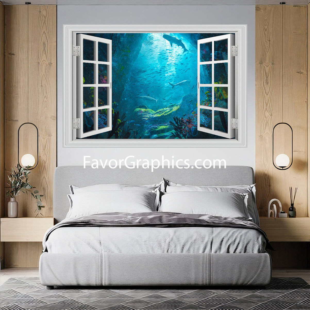 Underwater Under The Sea Vinyl Wall Art Decal Sticker Poster Print Mural