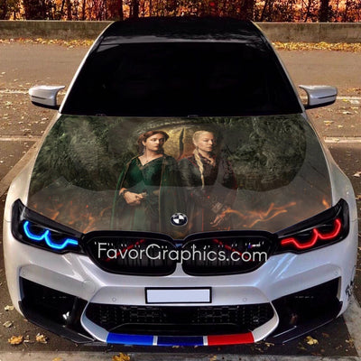 House of the Dragon Itasha Car Vinyl Hood Wrap