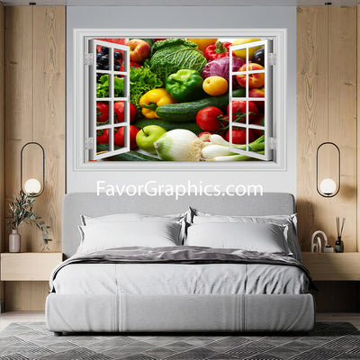 Vegetable Vinyl Wall Art Decal Sticker Poster Print Mural