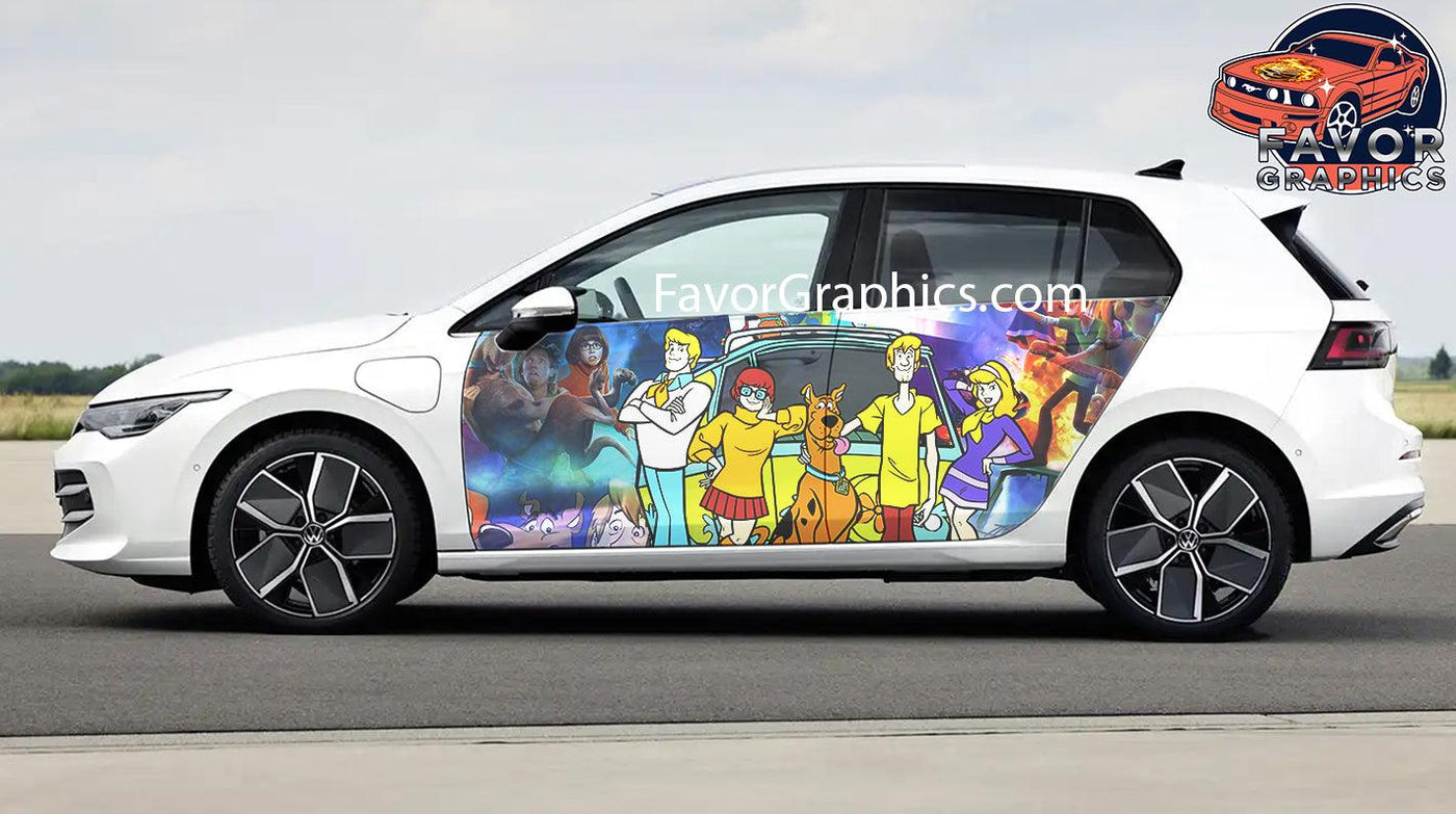 Scooby Doo Car Door Vinyl Wrap Decal Sticker