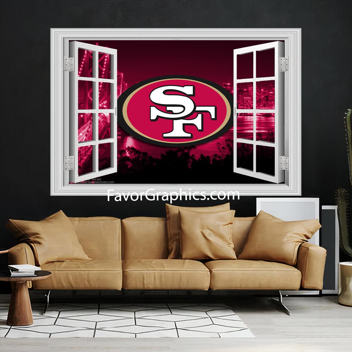 San Francisco 49ers Vinyl Wall Art Decal Sticker Poster Print Mural