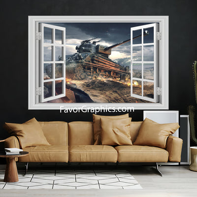 Tank Vinyl Wall Art Decal Sticker Poster Print Mural