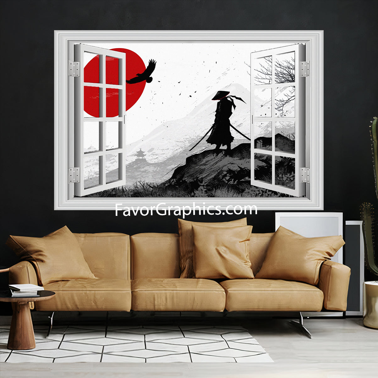 Samurai Vinyl Wall Art Decal Sticker Poster Print Mural