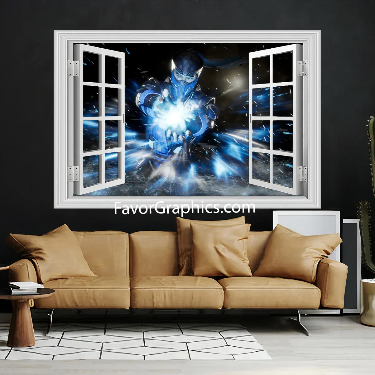 Sub Zero Mortal Kombat Vinyl Wall Art Decal Sticker Poster Print Mural