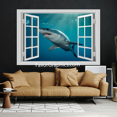 Shark Vinyl Wall Art Decal Sticker Poster Print Mural