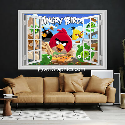 Angry Birds Vinyl Wall Art Decal Sticker Poster Print Mural