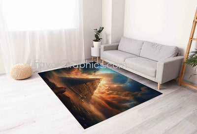 Pyramid Home Bedroom Decor Rug Carpet Mat