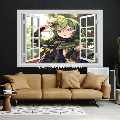 Collei (Genshin Impact) Vinyl Wall Art Decal Sticker Poster Print Mural
