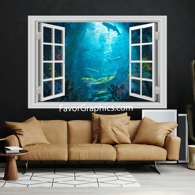 Underwater Under The Sea Vinyl Wall Art Decal Sticker Poster Print Mural