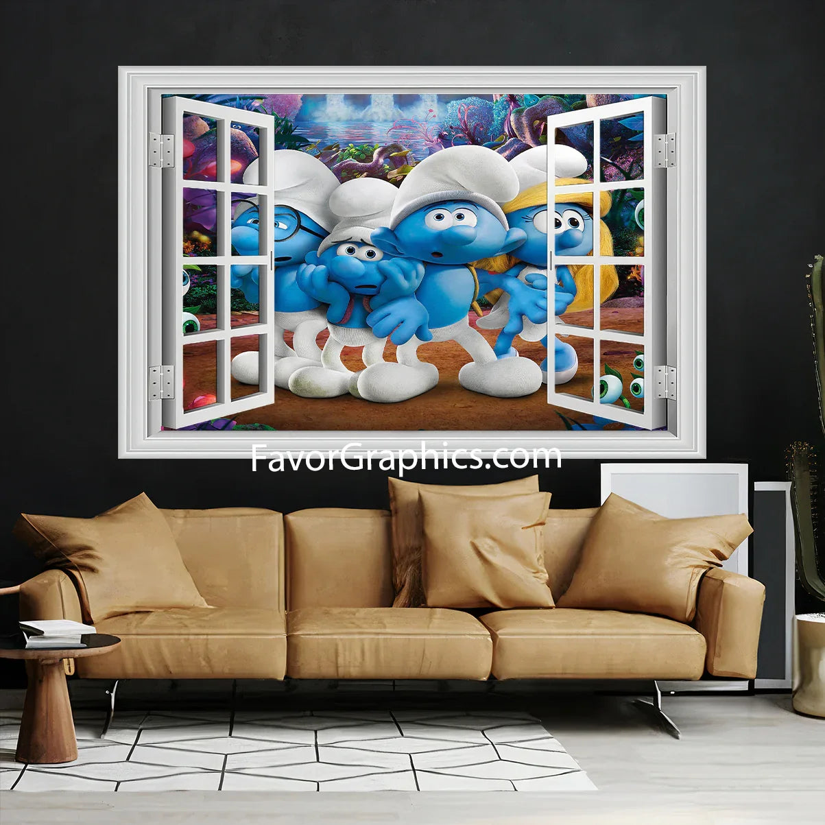 The Smurfs Vinyl Wall Art Decal Sticker Poster Print Mural