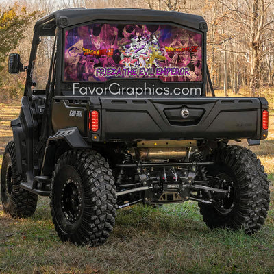 Frieza Rear Window Perforated Graphic Vinyl Decal Car Truck UTV