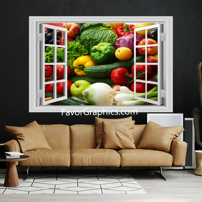 Vegetable Vinyl Wall Art Decal Sticker Poster Print Mural